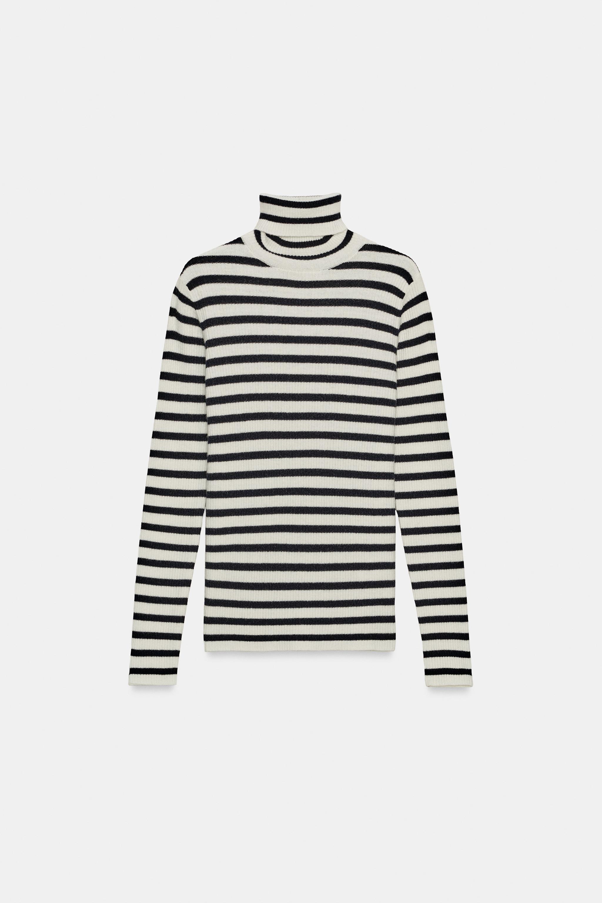EXTRA SOFT STRIPED KNIT SWEATER